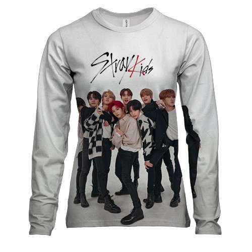 Жіночий 3D лонгслів Stray Kids Band