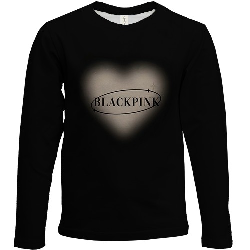 Дитячий 3D лонгслів Blackpink Heart