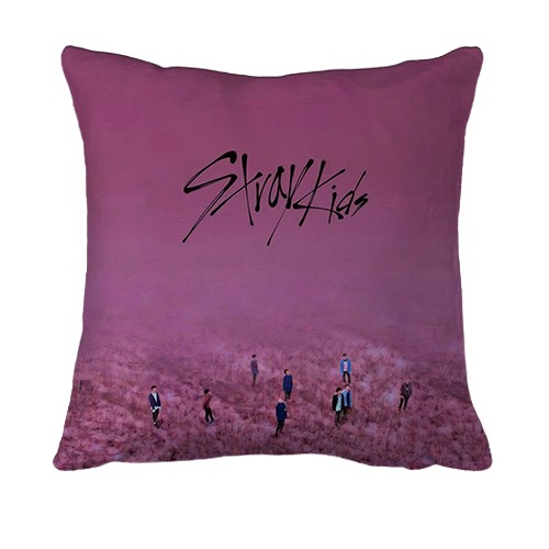 3D подушка Stray Kids (рожеве поле)