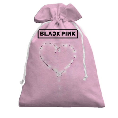 3D Подарунковий мішечок Blackpink Heart (pink)