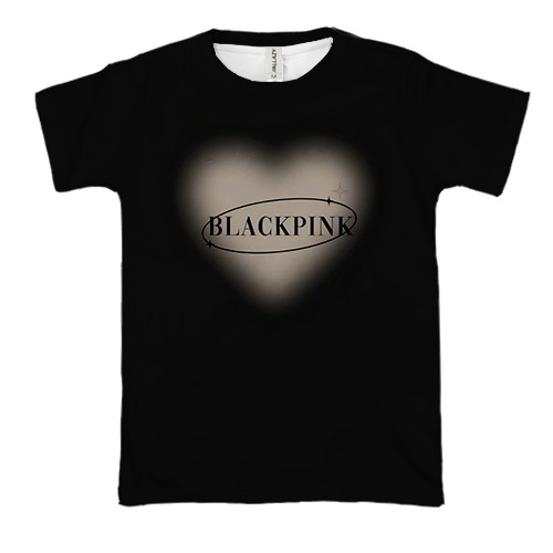 3D футболка Blackpink Heart