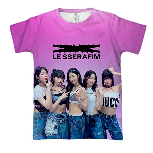 3D футболка Le Sserafim