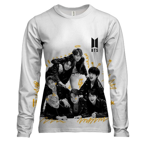 Жіночий 3D лонгслів BTS Map of the Soul