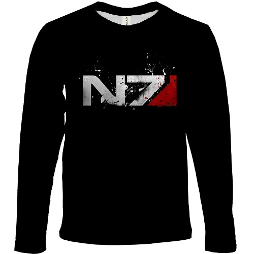 Дитячий 3D лонгслів N7 distressed