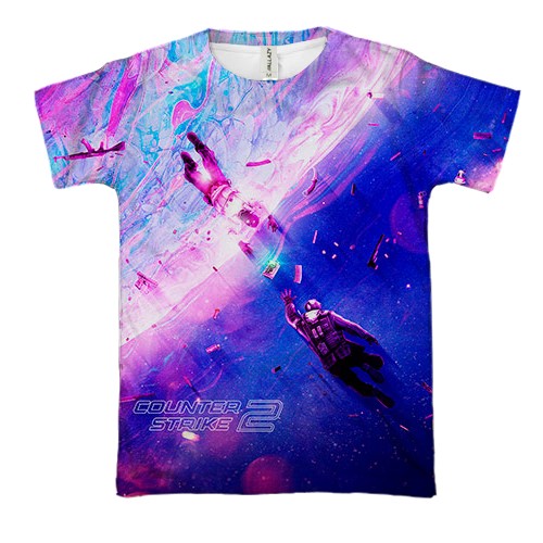 3D футболка CS2 - two sides