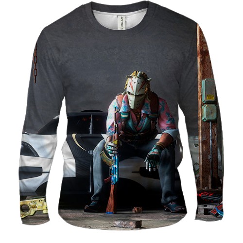 Чоловічий 3D лонгслів CS2 - The Professionals