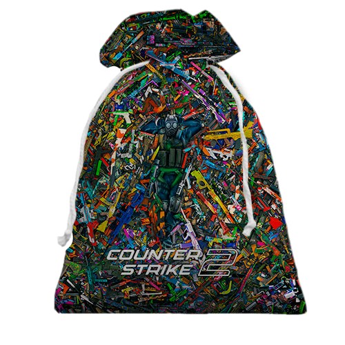 3D Подарунковий мішечок CS2 - КТшник у скінах