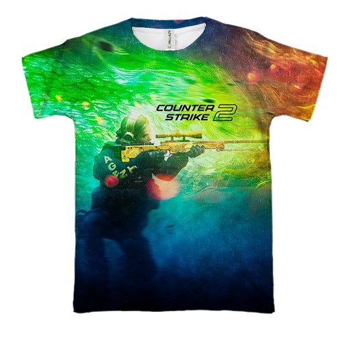 3D футболка CS2 Agent Sniper