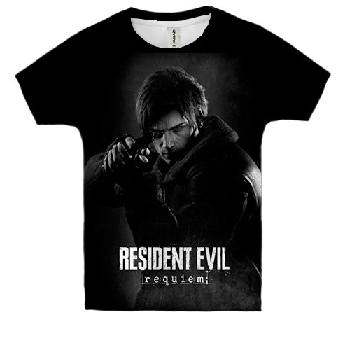 Детская 3D футболка Leon S Kennedy - RE Requiem