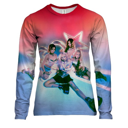 Жіночий 3D лонгслів GIRLSET (K-Pop)