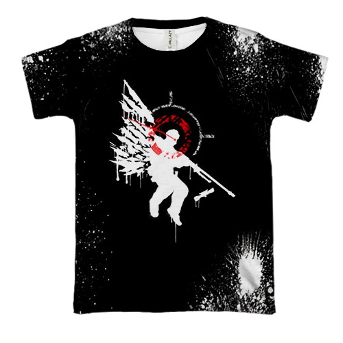 3D футболка Counter Strike - Cache graffiti