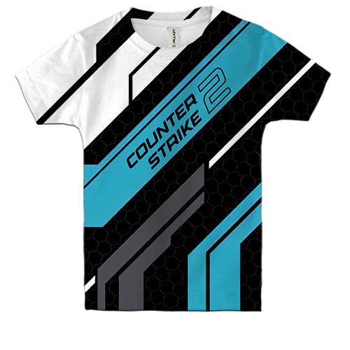 Детская 3D футболка Counter Strike 2 - Vulcan