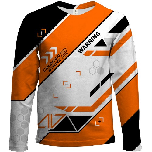 Детский 3D лонгслив Counter Strike 2 - Asiimov