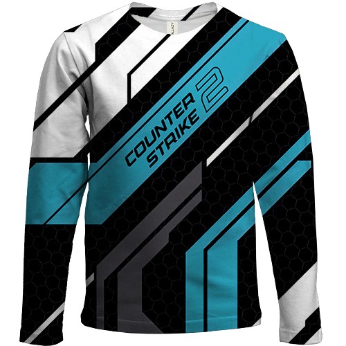 Детский 3D лонгслив Counter Strike 2 - Vulcan