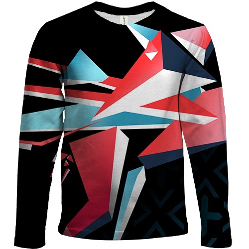 Дитячий 3D лонгслів CS - Point Disarray style