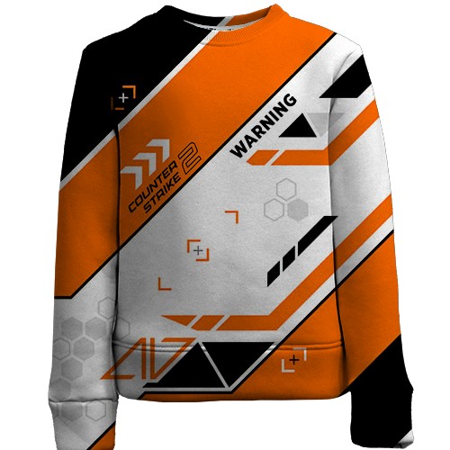 Детский 3D свитшот Counter Strike 2 - Asiimov