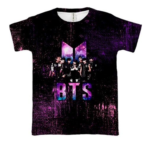 3D футболка BTS paint dots