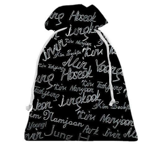 3D Подарочный мешочек BTS имена