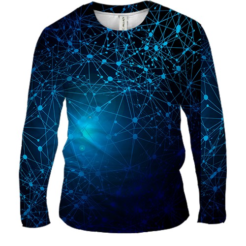 Мужской 3D лонгслив Abstraction. 9