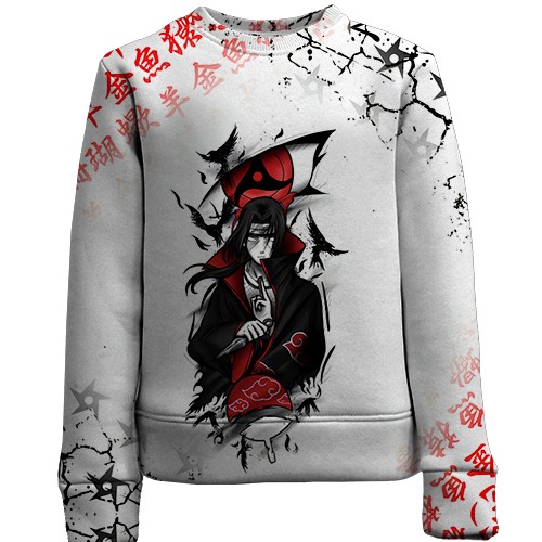 Дитячий 3D світшот Ітачі | Акацукі | Наруто