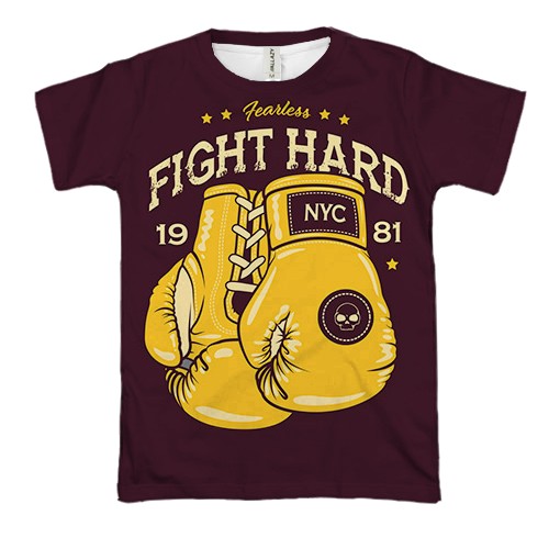 3D футболка Fight Hard