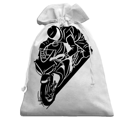 3D Подарочный мешочек с мотоциклистом