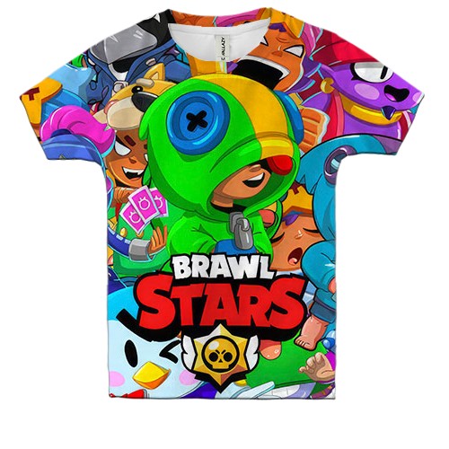 Детская 3D футболка "Brawl Stars"