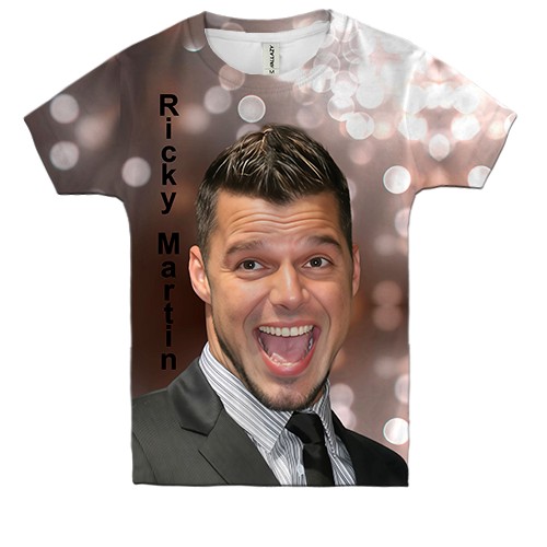 Детская 3D футболка Ricky Martin