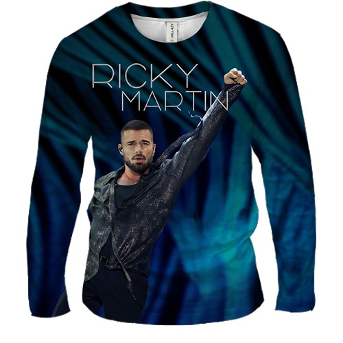 Мужской 3D лонгслив Ricky Martin Live