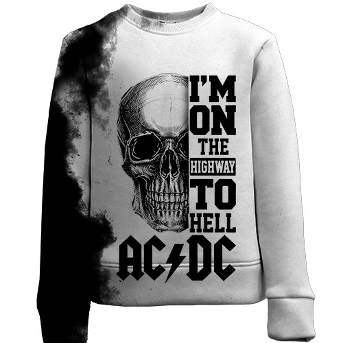 Дитячий 3D світшот "AC/DC" - I`m on the Highway to Hell