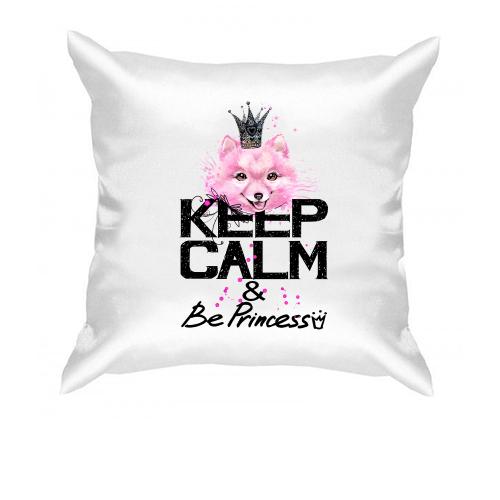 Подушка с собачкой Шпиц 