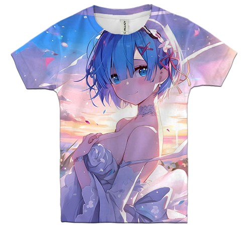 Детская 3D футболка Rem - ReZero