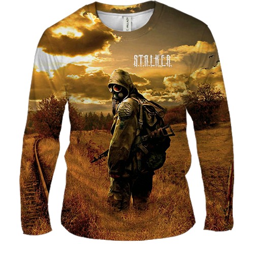 Мужской 3D лонгслив S.T.A.L.K.E.R. 2, поле