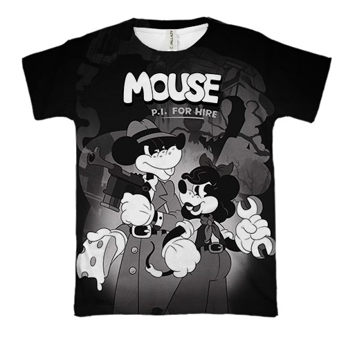 3D футболка Mouse p.i. for hire