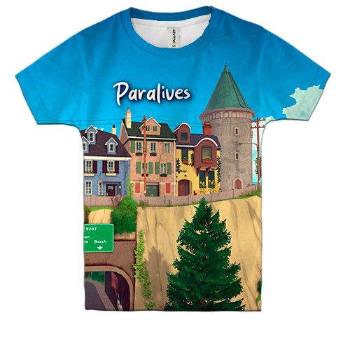 Детская 3D футболка Paralives