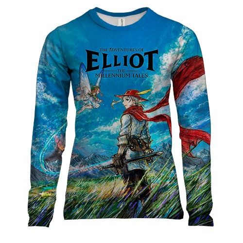 Женский 3D лонгслив The Adventures of Elliot: The Millennium Tales
