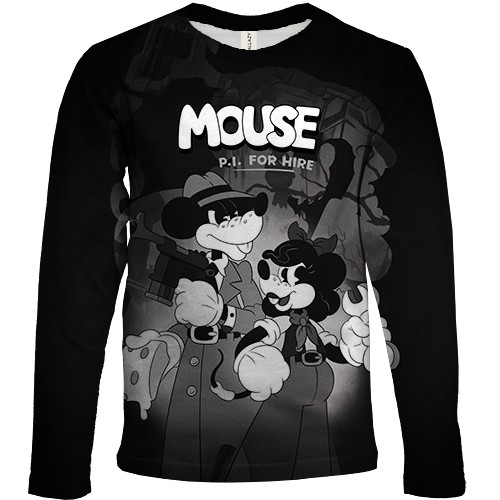 Детский 3D лонгслив Mouse p.i. for hire