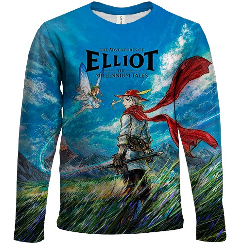 Детский 3D лонгслив The Adventures of Elliot: The Millennium Tales