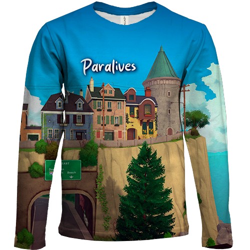 Детский 3D лонгслив Paralives