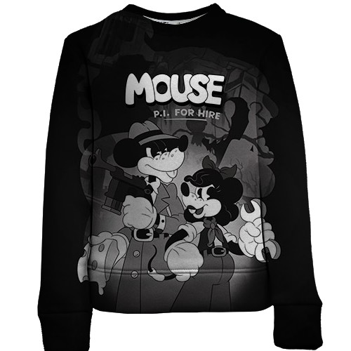 Детский 3D свитшот Mouse p.i. for hire
