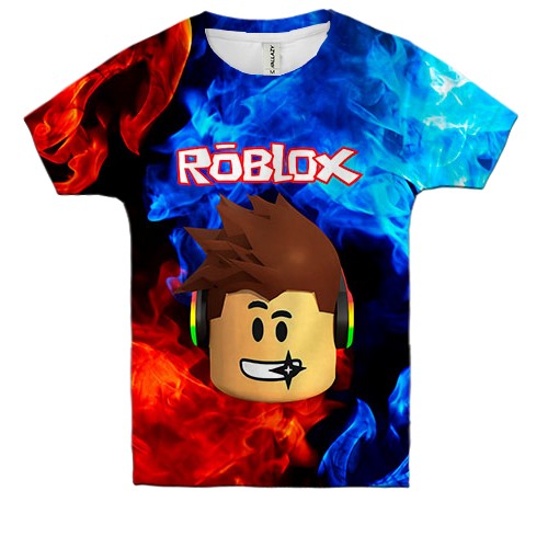 Детская 3D футболка Roblox Head