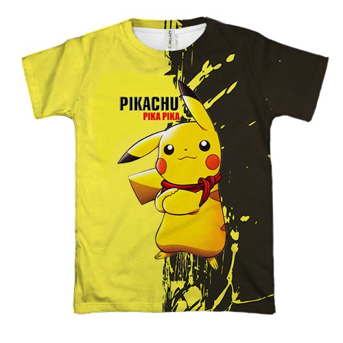 3D футболка Pikachu Pika Pika