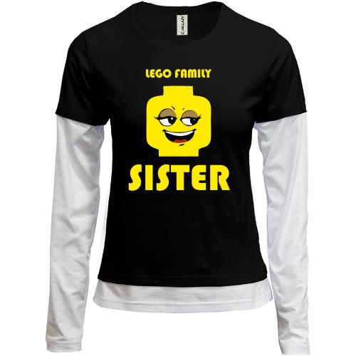 Лонгслив комби Lego Family - Sister