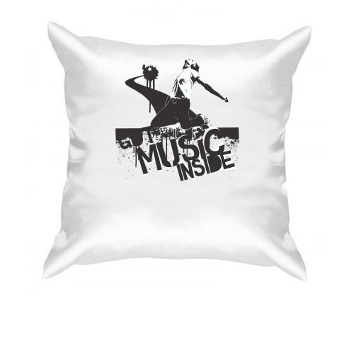 Подушка music inside