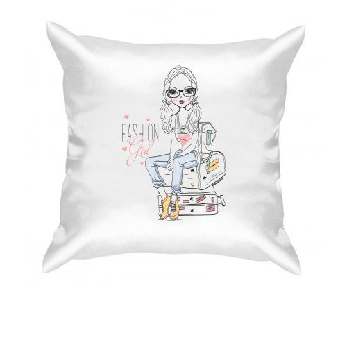 Подушка fashion girl