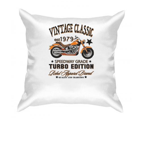 Подушка vintage classic moto