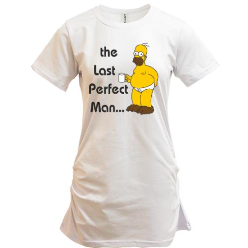 Подовжена футболка The last perfect man