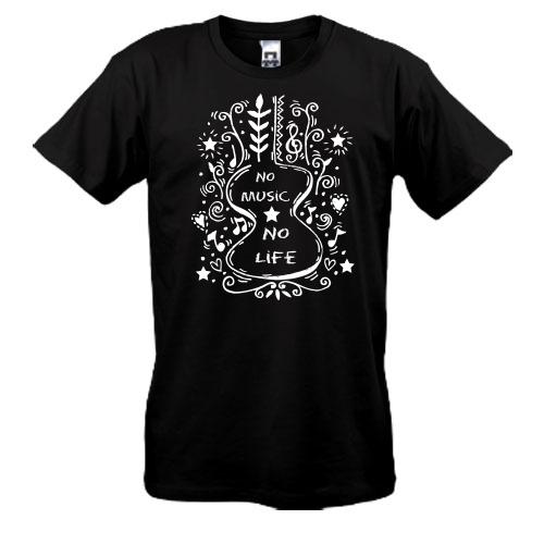 Футболка Music Life Гитара