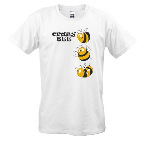 Футболка Crazy Bee Пчелы
