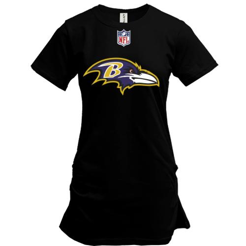 Подовжена футболка Baltimore Ravens